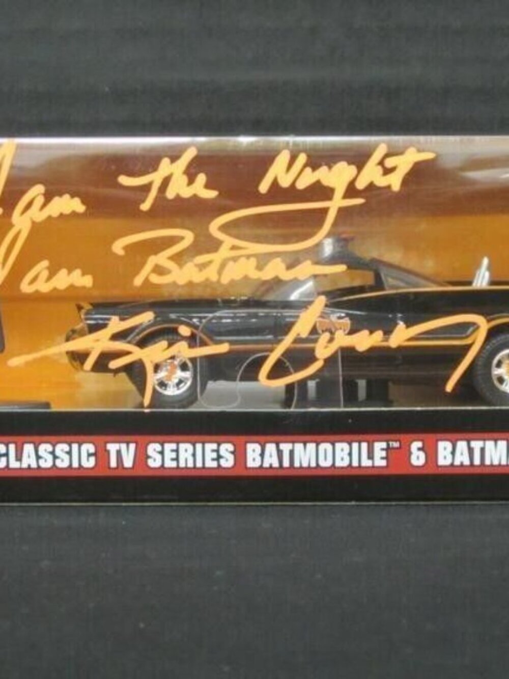 Kevin Conroy signed Jada - Classic TV Series Batmobile & Batman Figure w/COA